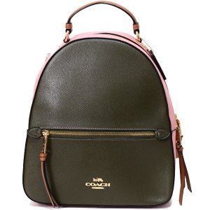 画像1: 【COACH】コーチ クロスグレインレザー ジョーディン カラーブロック バックパック リュックサック キャンティーンマルチ〔日本未発売〕