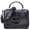 【COACH】コーチ バッグ パイソン レザー スネーク エンボスド モーガン トップ ハンドル サッチェル クロスボディ 2WAY ショルダー ハンドバッグ ブラックマルチ（日本未発売）