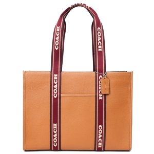 画像1: 【COACH】コーチ バッグ ぺブルレザー スミス ラージ トート ロゴ ショルダーバッグ ペニーマルチ（日本未発売）