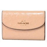 画像: 【COACH】コーチ パテント エンボスド レザー 6連 キーケース プラチナ（日本未発売）