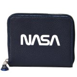 画像: 【COACH】コーチ レザー NASA ロゴ プリント ミディアム  財布 ミッドナイトネイビー〔日本未発売〕