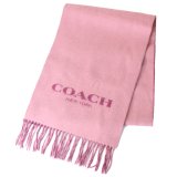 画像: 【COACH】コーチ ウール カシミア マフラー ピンクペタル（日本未発売）