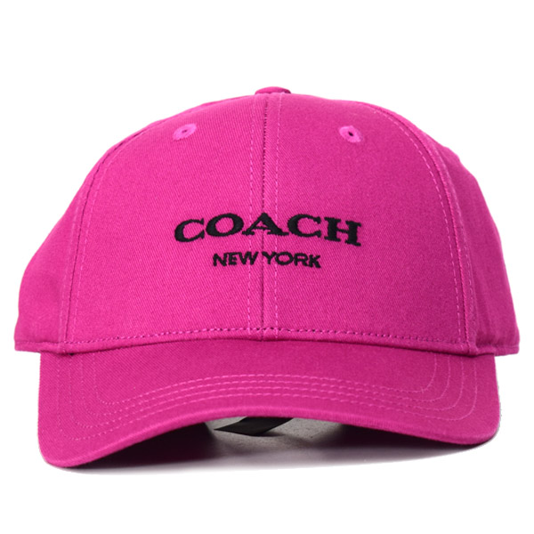 画像: 【COACH】コーチ コットン シグネチャー ベースボール ハット ワンポイント ロゴ キャップ 帽子 ブライトバイオレット〔日本未発売〕